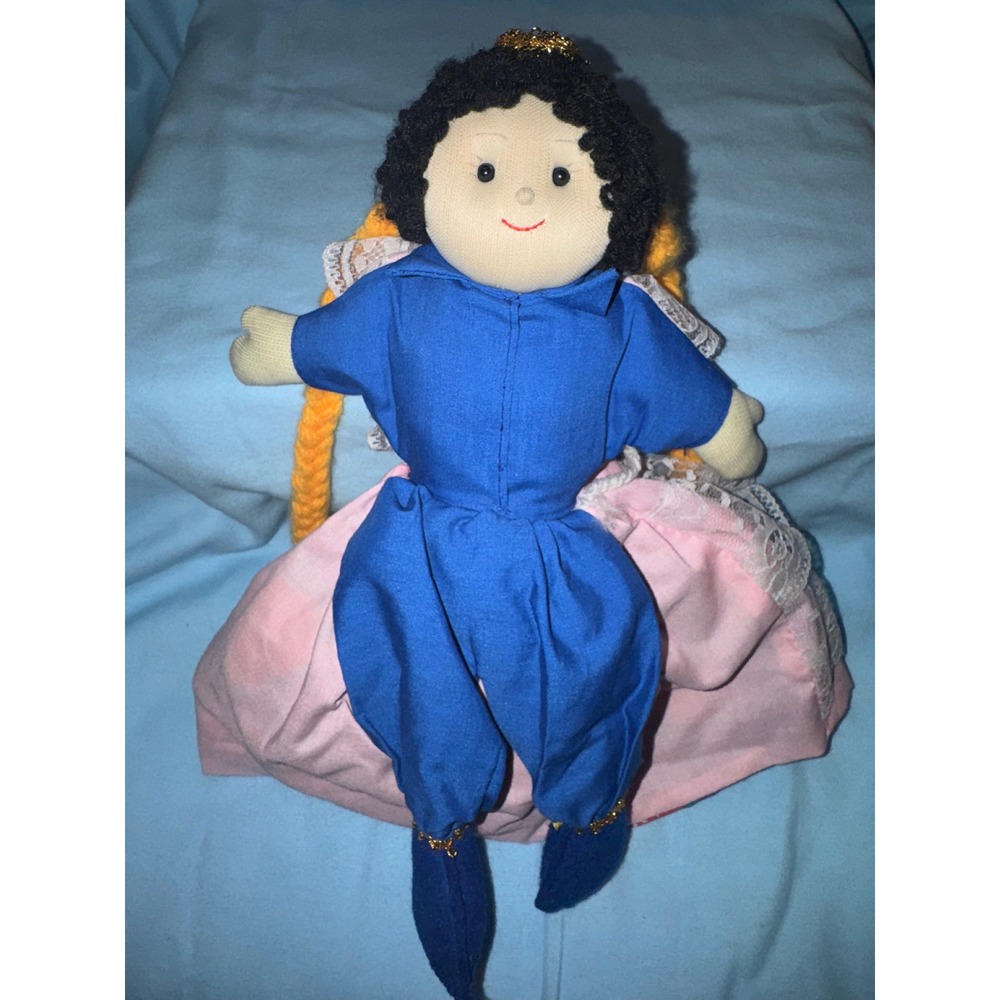 Vintage Sleeping Beauty 3-in-1 Topsy Turvy Flip Doll Princess Prince Fairy - Picture 5 of 12